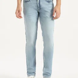 United Colors of Benetton Men Slim Fit Mid-Rise Light Fade Jeans-picture-33