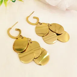 UrbanLuk Geometric Drop Earrings image 3