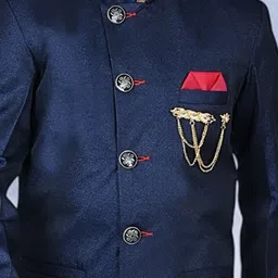 Qitty Boys Mandarin Collar Sherwani image 2