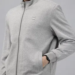 ColorPlus Geometric Self Designed Bomber Jacket image 2