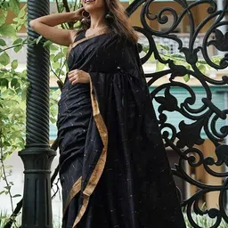 bigben textile Woven Design Zari Banarasi Saree image 5