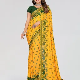 Moda Rapido Ethnic Motifs Printed Saree With Blouse Piece-picture-20