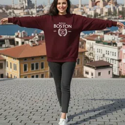 Adixus Women Printed Sweatshirt image 3