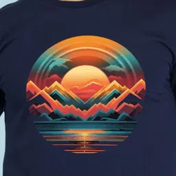 BRAWNY BATTLER Graphic Printed Round Neck Cotton T-shirt image 2