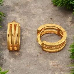 SHREE KRISHNA SHOPPING Gold-Plated Brass Earrings-picture-42