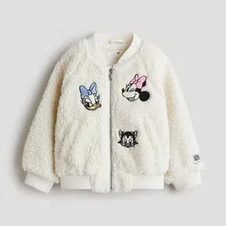 H&M Appliqud Teddy Bomber Jacket-picture-23