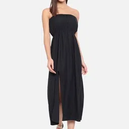 SZN Crepe A-Line Midi Dress-picture-43