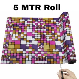 Mopak Decor Pink Set of 1 Regular Shelf Liner Organisers image 3