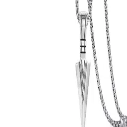 Tiyafashion Men Set Of 2 Arrow-Shaped Pendants With Chains image 2