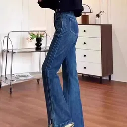 StyleCast Women Flared High-Rise Clean Look Jeans image 3