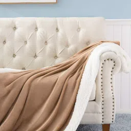 VAS COLLECTIONS Beige Heavy Winter 500 GSM Single Bed Blanket-image-70