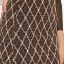 SHOWOFFFF Self Design Mini Straight Skirts image 4