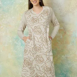Melange by Lifestyle Women Embroidered Flared Sleeves Anarkali Kurta-picture-22
