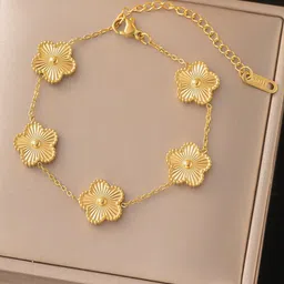 MYKI Women Gold-Plated Wraparound Bracelet image 1