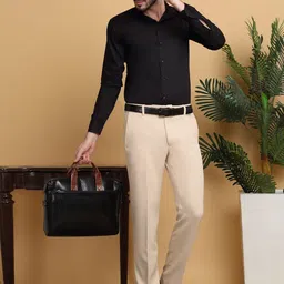 KLOTTHE Men Slim Fit Formal Trouser image 4
