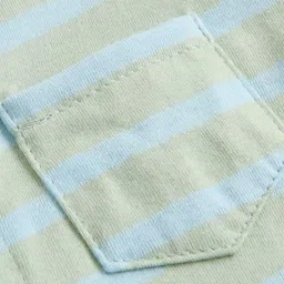 LULU & SKY Infant Boys Striped Cotton Romper image 5