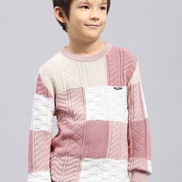 Monte Carlo Boys Colourblocked Cotton Long Sleeves Pullover Sweaters-picture-25