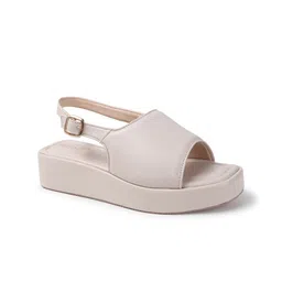 Try Me Solid Platform Sandals image 2