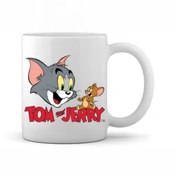 Mr UVD White & Grey Printed Ceramic Glossy Mug 350 ml-picture-38