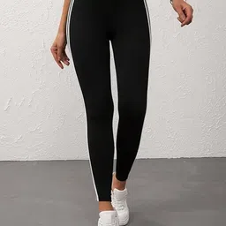 Arbiter Collection Side Stripes High-Rise Slim Fit Tights-picture-38