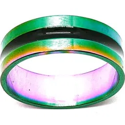 Dynamic Retail Global Set of 2 Rings for Men & Women, Multicolor-Multicolor Alloy Ring () image 2