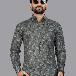 ISUEL FAB Men India Slim Printed Pure Cotton Shirt-picture-31