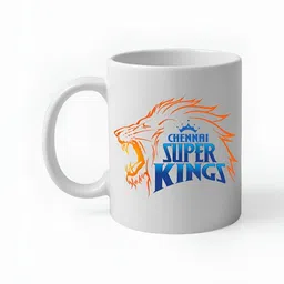 Mr UVD White & Blue Typography Printed Ceramic Glossy Mug image 2