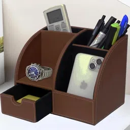 jabrix Tan Set of 1 Regular Desk Organiser Organisers-picture-24