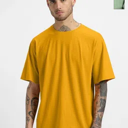 GLOWBERRY Men Pack Of 2 Organic Cotton Oversized T-shirt-picture-20