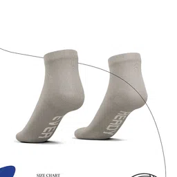 TalkingSox Unisex Pack Of 3 Moisture Wicking Bamboo Ankle Length Socks image 4