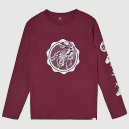GAP Boys Graphic Printed Round Neck Cotton T-shirt-image-40