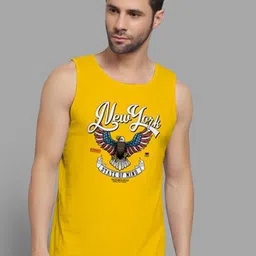 DAB SHARK Men Printed Innerwear Gym Vests-picture-13