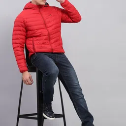 Monte Carlo Men Hooded Solid Casual Puffer Jacket image 5