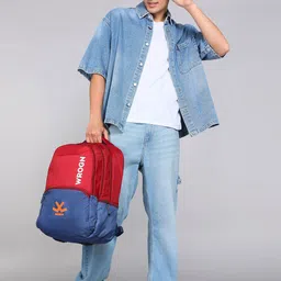 WROGN Unisex Brand Logo Backpack with Compression Straps image 5