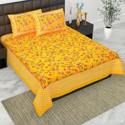 E Elma Unisex Yellow Bedsheets-picture-26