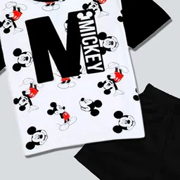 HELPOM Unisex Kids Printed T-shirt with Shorts image 4