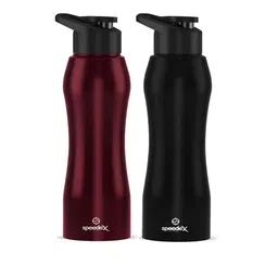 Speedex Maroon & Black 2 Pieces Stainless Steel Water Bottle - 1000 ml Each-picture-33