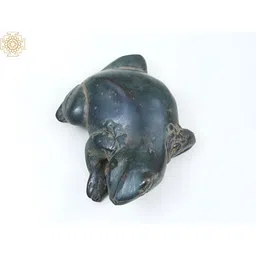 Exotic India Green Frog Brass Figurine Showpiece-image-71