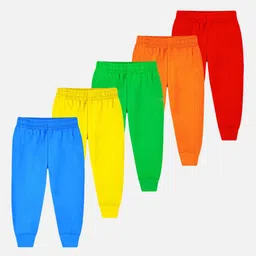 Disney By Miss and Chief Boys Pack Of 5 Printed Cotton Joggers image 2