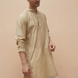 Melange by Lifestyle Men Geometric Thread Work Pathani Kurta image 4