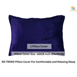 RD TREND Purple 300 TC Single Bedsheet with 1 Pillow Covers image 3
