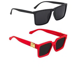 Elligator Unisex Set Of 2 Square Sunglasses-image-30