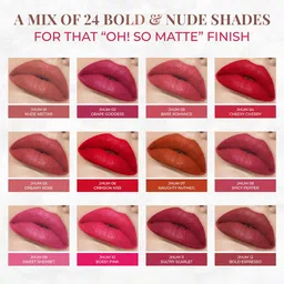 Just Herbs Ultra Matte Bullet Lipstick - 4 ml - 22 Sweet Sangria image 4