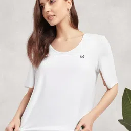 MACK JONNEY Round Neck Regular Fit T-shirt-image-65