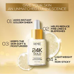 Renee 24K Gold Serum With Bearberry Extract - 30ml image 3