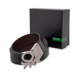 United Colors of Benetton Men Leather Reversible Formal Belt-picture-31