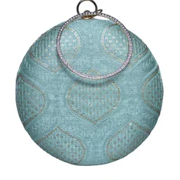 ARTKLIM Embroidered Box Clutch image 5