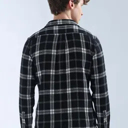 Flying Machine Men Other Checks Checked Pure Cotton Classic Opaque Casual Shirt image 5