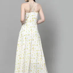 aayu Floral Print Crepe Maxi Dress image 5
