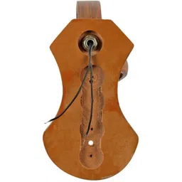 1ST TIME Blue & Brown Printed Wood Abstract Shaped Shaped Wall Lamp image 4